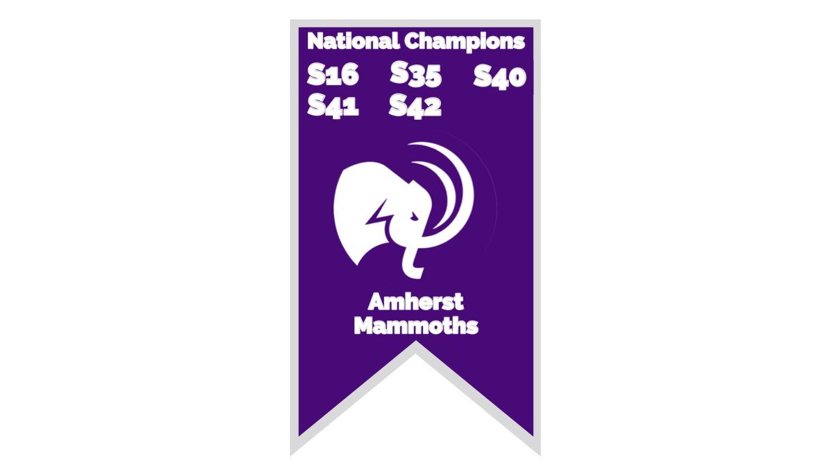 RBDII_IIICL's tweet photo. S40, S41, and now S42 National Champions! The three peat is complete! A dominant playoff run, capped with a dominant National Championship victory! Amherst are once again, for the 3rd straight season, the KINGS of D2/D3! All hail the back to back TO BACK National Champs! https://t.co/RLxlGHPZi9