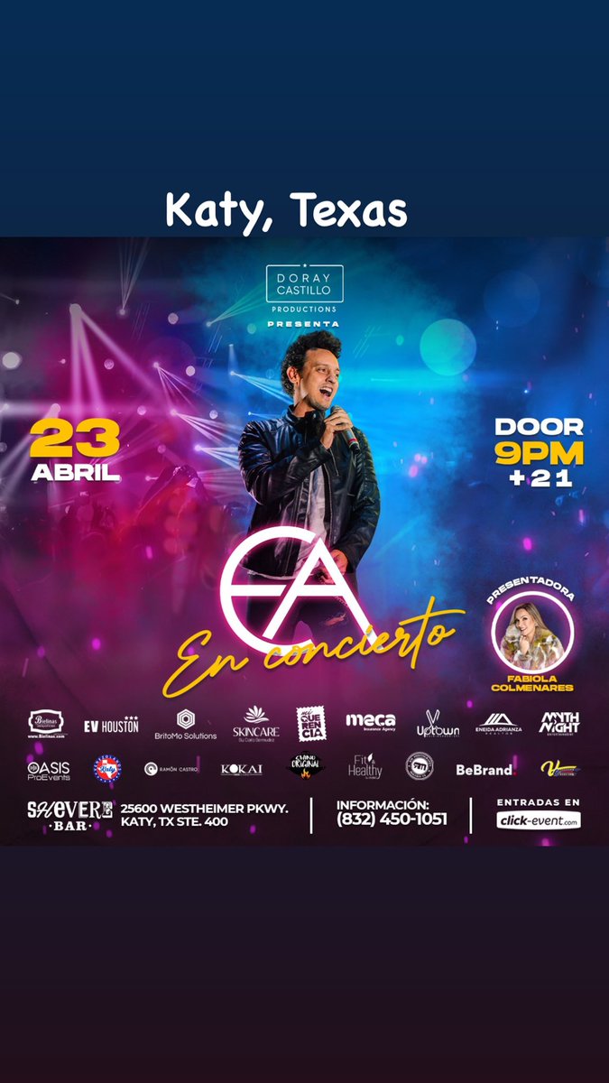 EA en Katy Texas 23 Abril.