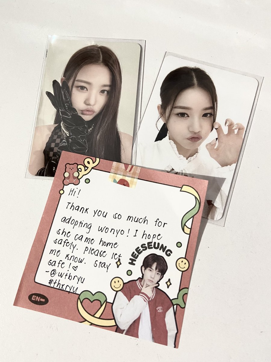jwyprioz's tweet photo. ...๊ฐ #gastosniglai ๊ฑ
my first wonyoung pcs came home !! thank you @wtbryu for letting me adopt wonyoung and for packing the order securely. Til our next transaction ^^
#thxryu https://t.co/pXqPjUXMGo