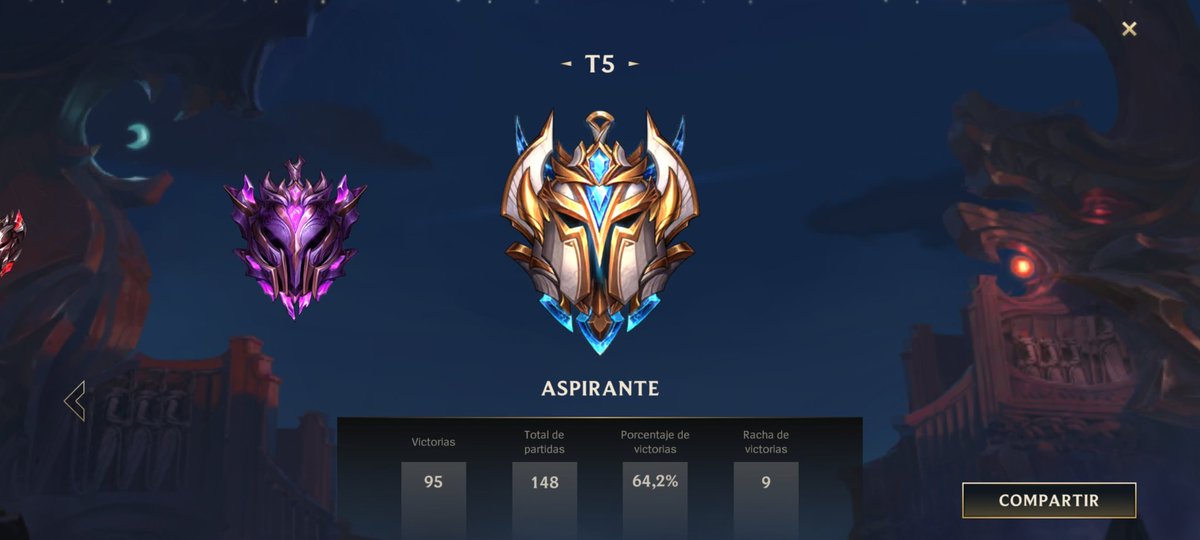 SerakWR's tweet photo. Lo conseguí , S5 Challenger naisu🥳🥳 https://t.co/IczaSyhL9Y