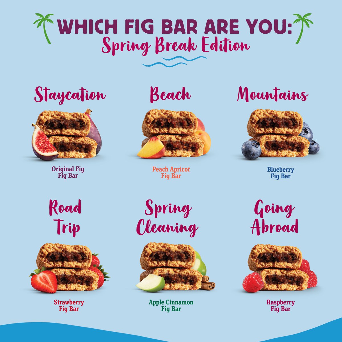 NaturesBakery's tweet photo. Moment of truth. π What are your plans for #SpringBreak? Drop your flavor in the comments!
#naturesbakery #softbaked #figbars #snacktime #vegan #nongmo #nutfree https://t.co/4cZhUV8yFm