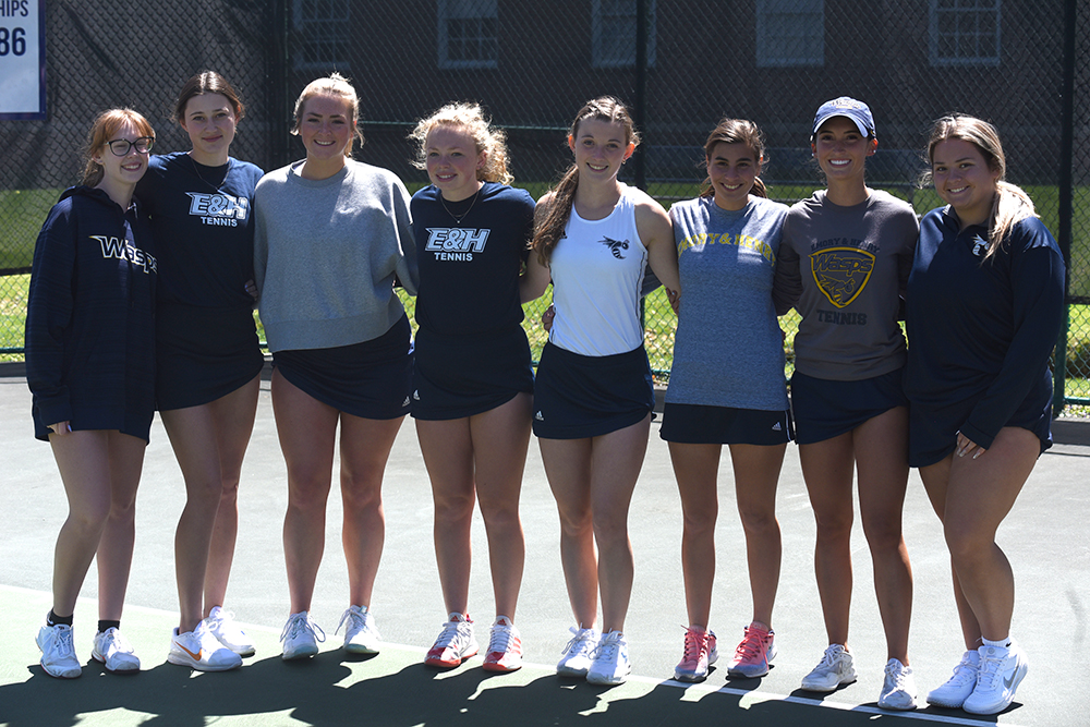 Emory &amp; Henry Women's Tennis <a href="/ehc_tennis/">Emory & Henry Tennis</a> Blanks Johnson &amp; Wales, 4-0, On Senior Day Sunday bit.ly/3NYe0HR #GoWasps #BlueCollarGoldStandard