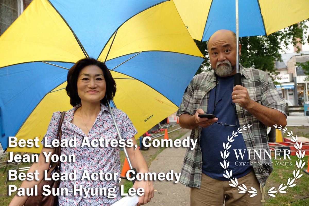 We’re so proud of Canada's Appa and Umma, <a href="/bitterasiandude/">Paul Sun-Hyung Lee</a> and <a href="/jean_yoon/">Jean Yoon (윤 진 희 or 尹真姬)</a>, on their #CdnScreenAwards wins 💛 Congratulations!

Thank you, <a href="/TheCdnAcademy/">The Canadian Academy</a>!