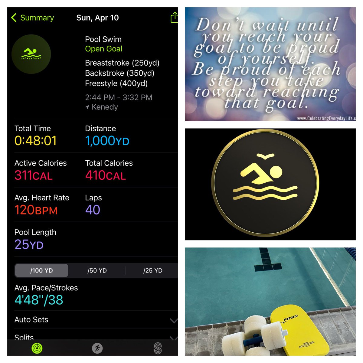suptrdave's tweet photo. Started swimming workouts last month with #MeatlessMarch. New swim workout today and 12 lbs lost since last month! Each step is a progress towards reaching your goal. #FitLeaders #BoycottAverage https://t.co/rZrEYmcoO7