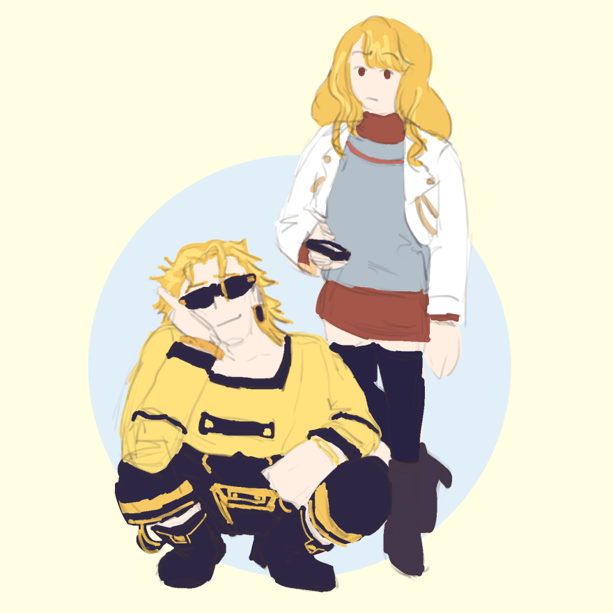 knittinglizards's tweet photo. was not expecting these two to be besties but i am delighted! pls watch the new tiger &amp; bunny :) https://t.co/MkariZSIyG