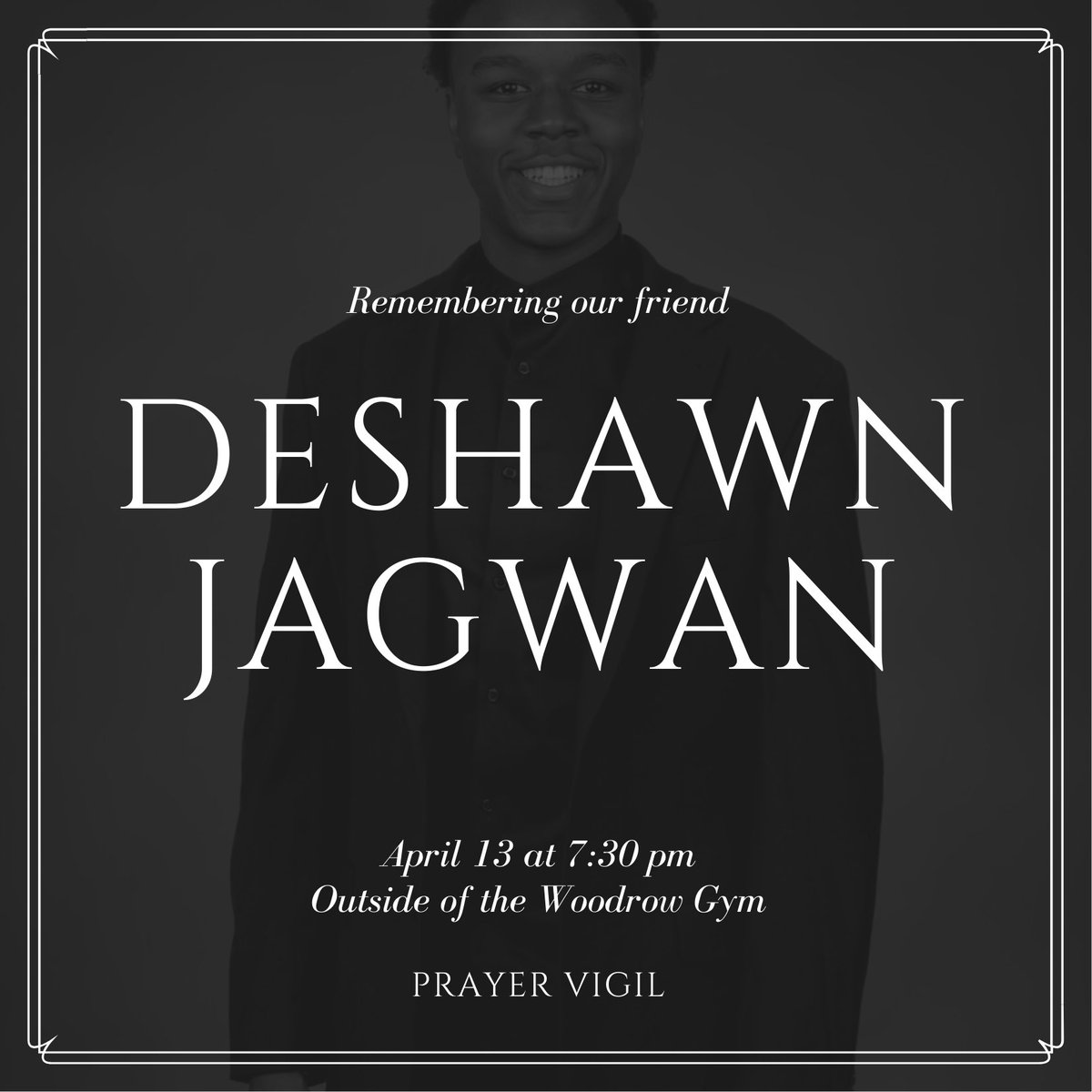 woodrow_sports's tweet image. Please pray for Deshawn’s family, friends and Woodrow Wilson Community. We love you!