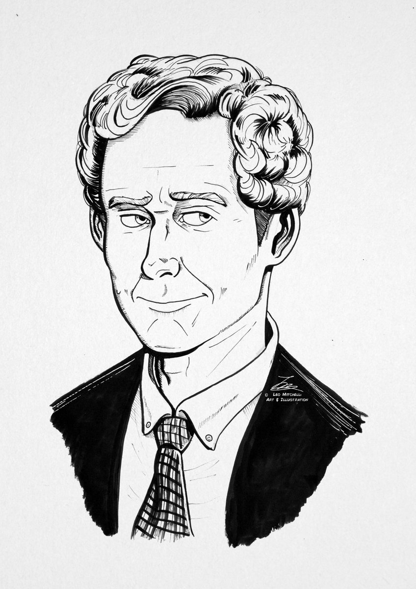 A pen & ink sketch done in honour of Peter MacNicol’s birthday. 
#PeterMacNicol #artistsontwitter #inkart #blackandwhite #penandink #traditionalart  #sketch