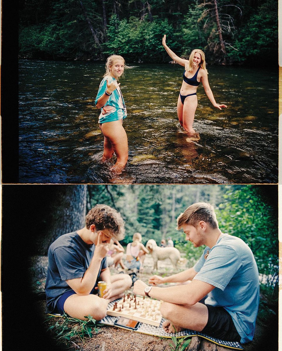 Summer days on the river. #35mm
