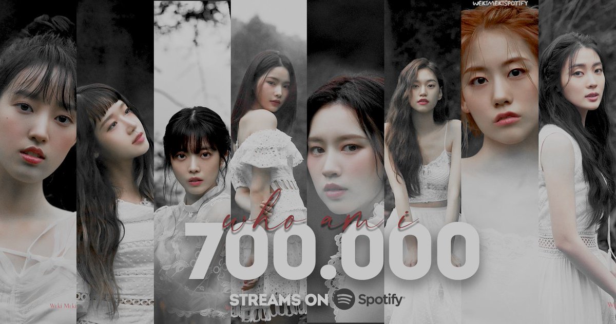 'Who am I' by <a href="/WekiMeki/">WekiMeki 위키미키</a> has now surpassed 700K streams on Spotify! This is their 16th song to achieve this milestone 👏

#위키미키 #WEKIMEKI