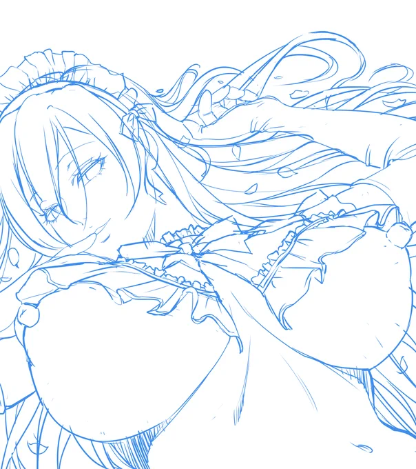 下書き
今日バイトだから
ペン入れ終わらんだろうなぁ・・・ 