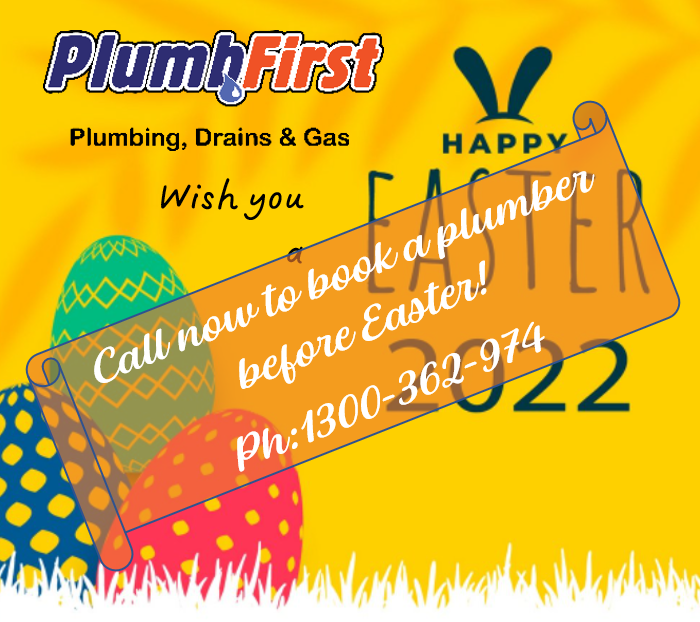 FirstPlumb's tweet photo. Call now if you want or need any plumbing work done before Easter, which is this weekend! Time slots are filling fast, so don't delay - call today! Sydney, Melbourne, Adelaide - we've got your home covered! ☎️1300362974

@FirstPlumb  #Easter #Easter2022 #plumber #bestplumber https://t.co/sB5T4fk9Aj