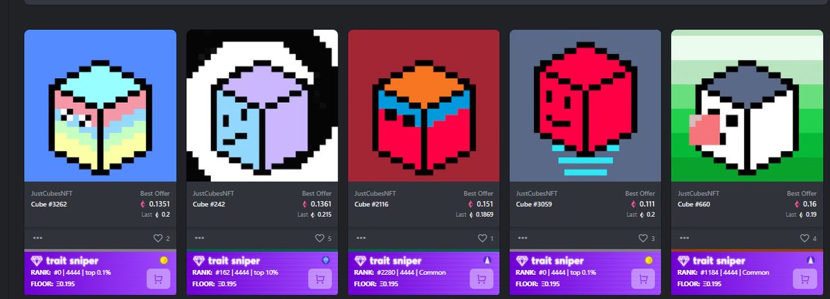 Hitsplats's tweet image. NFA DYOR, but @JustCubesNFT I&apos;m all in on. Learn a lil bit about it and you might see why I like it but I&apos;ve heard too much rare snipe success stories today. 📈 #hypernode