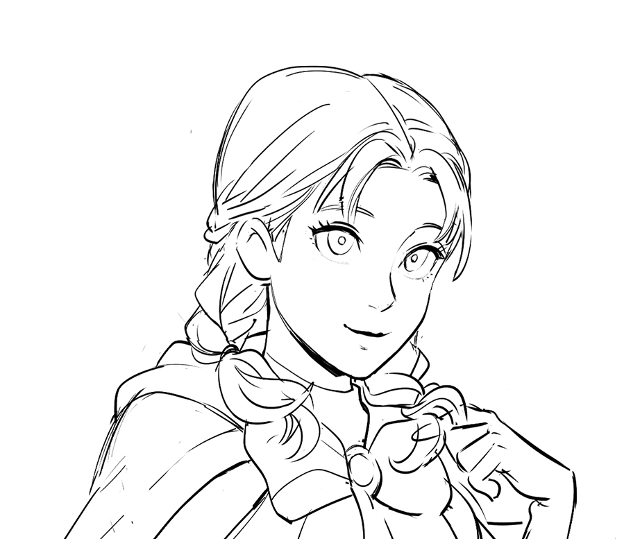 Intsys pls show us all the characters from FE3WH because I keep wanting to fandesign them (and guessing is fun)🙃

...here's a lil sketch of Annette 