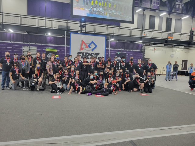 STA_robotics's tweet photo. WOW!!! WHAT A WEEKEND! We finished Qualification 3rd and became the 2nd seed. We made it to finals, but lost. We also won the Spirit award. Thank you to @GoonSquad3604 and 8280 our great alliance partners! https://t.co/nE98K34ZJk