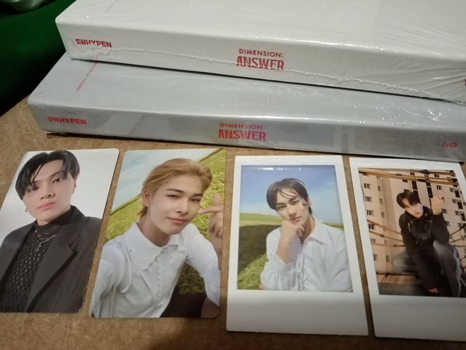 sinByahhh's tweet photo. ✧*̣̩⋆̩☽⋆゜ wts lfb enhypen dimension answer pc pola 

— "mine + pc/pola"
— Price: 
jungwon pola - 200
jay pola - 250
jay pc - 280
niki pc - 280
— payo or 3 days reservation
— Gcash, bdo | Jnt ggx sco flash https://t.co/jyPoyEtPX0