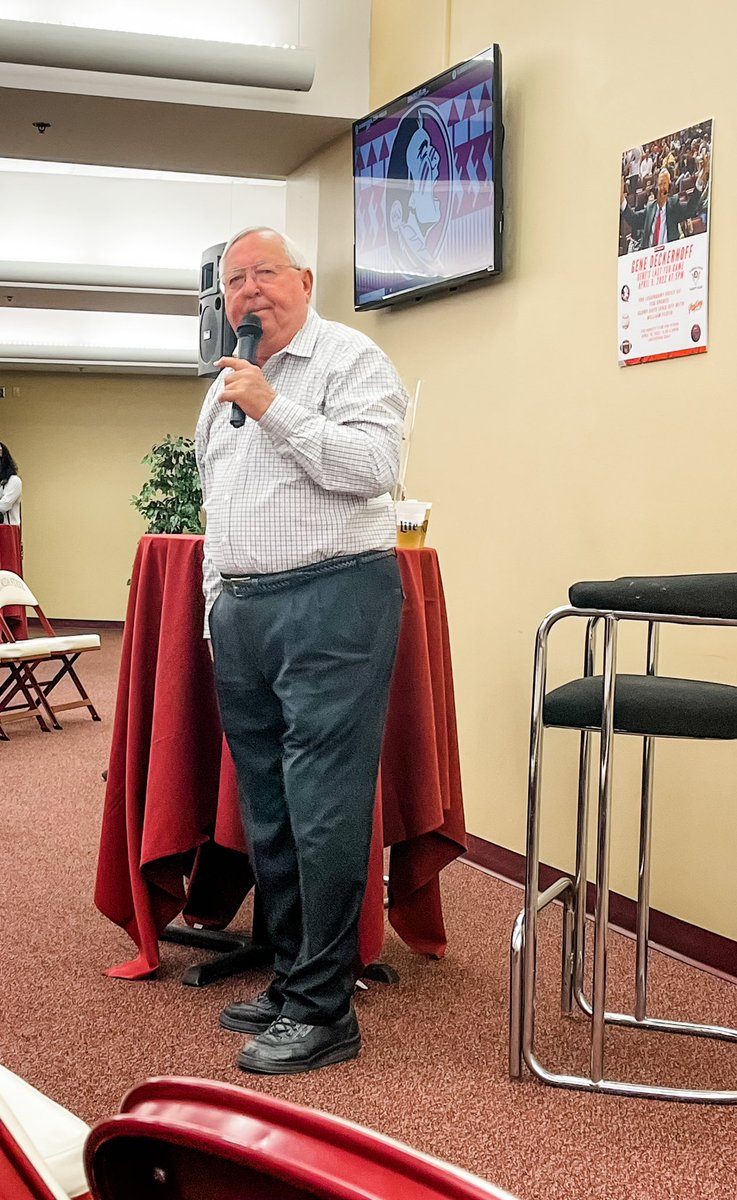 DeanB_FSULaw's tweet photo. Congratulations, Gene! Youโve had a brilliant career! Now itโs time for a fantastic retirement. Enjoy this new chapter of your life, and we hope it's filled with good health, relaxation, and fun! Go Noles! ๐ขโค๏ธ๐๐#GeneDeckerhoff #TheVoiceOfTheSeminoles #Legend @chuckwalshfsu https://t.co/WJqNoQGYHM