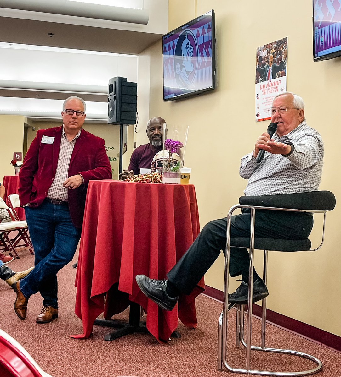 DeanB_FSULaw's tweet photo. Congratulations, Gene! Youโve had a brilliant career! Now itโs time for a fantastic retirement. Enjoy this new chapter of your life, and we hope it's filled with good health, relaxation, and fun! Go Noles! ๐ขโค๏ธ๐๐#GeneDeckerhoff #TheVoiceOfTheSeminoles #Legend @chuckwalshfsu https://t.co/WJqNoQGYHM