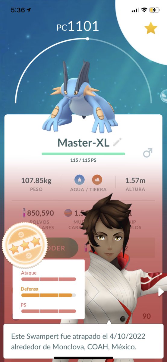 #MudkipCommunityDay #PokemonGOCommunityDay 

- Marshtomp / Rank#1 / GreatLeague
- Swampert / Rank#40 / GreatLeague
- Swampert / Rank#38 / UltraLeague
- Swampert / 98IVs / MasterLeague