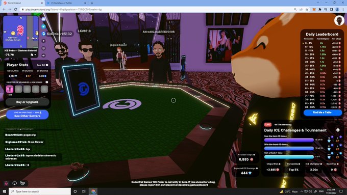 metaplay4003's tweet photo. Maybe hold or stake ICE is good idea🤔 #IcePoker #Decentraland https://t.co/LPneWktivV