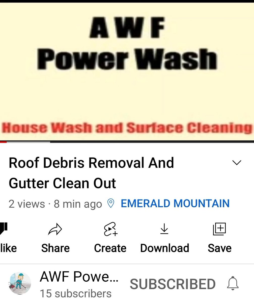 AWFPowerWash's tweet photo. #youtube 
https://t.co/mO9VJjciKE 

#AWFPowerWash
#HaveWandWillTravel 
#EmeraldMountain 
#Dalraida 

https://t.co/QtKoXZWK9d

https://t.co/12ZcnAzKFK https://t.co/P10wvAx6QM