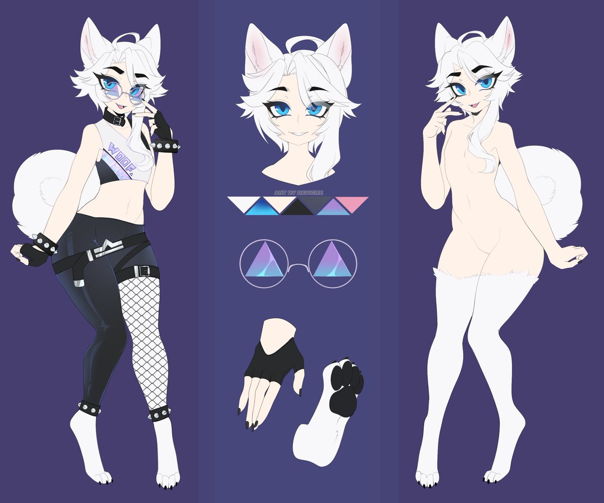 Devicre's tweet photo. Reference Commission for @v3_project 
#furryartist #furryart https://t.co/HG2nDQtGlg