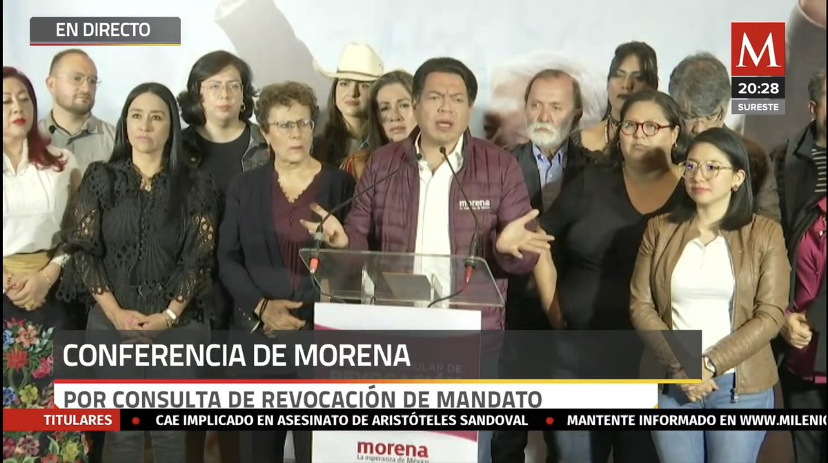 Ni una sola sonrisa en  la conferencia de prensa de <a href="/PartidoMorenaMx/">Morena</a>…!!!

Así el tamaño de su derrota.

#YLos30MillonesApá