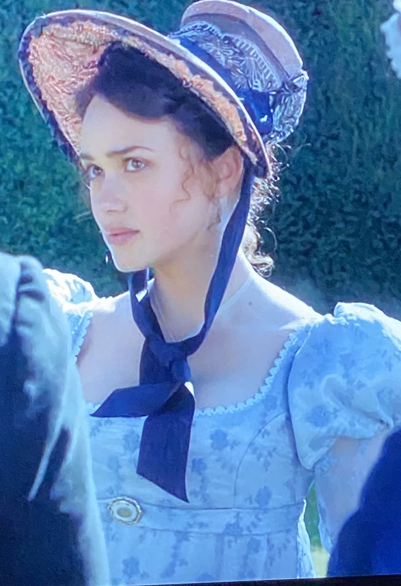 MtnCatGirl's tweet photo. Charlotte’s garden party attire is perfection. *chef’s kiss*

#Sanditon #SanditonPBS #SanditonS2 https://t.co/ObTHIe1j9P