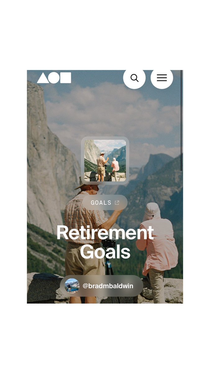 bradmbaldwin's tweet image. I am proud to announce I have minted my genesis piece, “Retirement Goals”. It’s a photo from a place that’s close to my heart, Yosemite. Thanks everyone for your support and looking forward to continue creating. 

foundation.app/collection/ret…