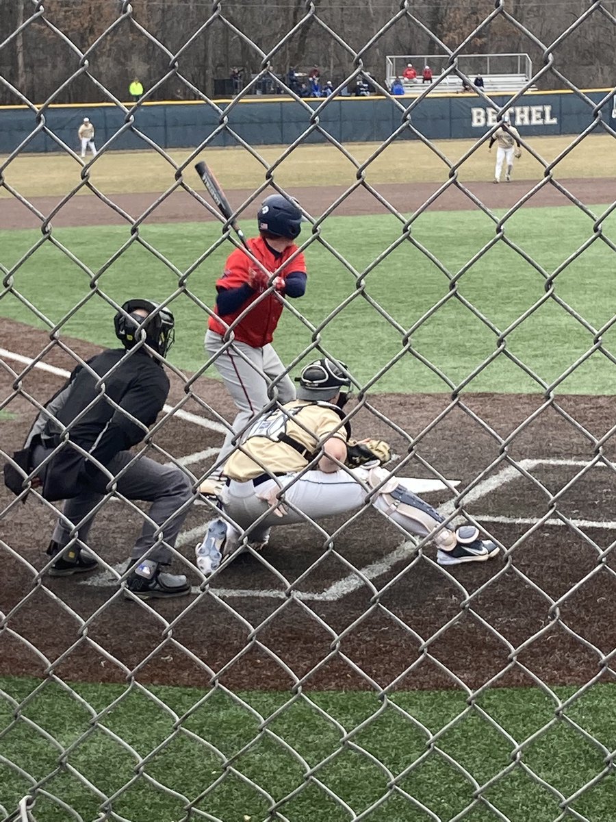 Great to get out &amp; watch a couple of 2020 alums <a href="/QuinnKrueger6/">Quinn Krueger</a> (1st collegiate start) &amp; <a href="/rodneyge25/">Rodney Erickson</a> playing for <a href="/SJU_Baseball/">SJU Baseball</a> today!  Hot Rod with a big oppo 💣! Game didn’t go their way, but both guys always compete hard &amp; are great teammates! #Royals #Family