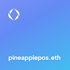 PineapplePos's tweet image. #w3b is the future! 

WE ARE PINEAPPLE PoS #NFT CREW!