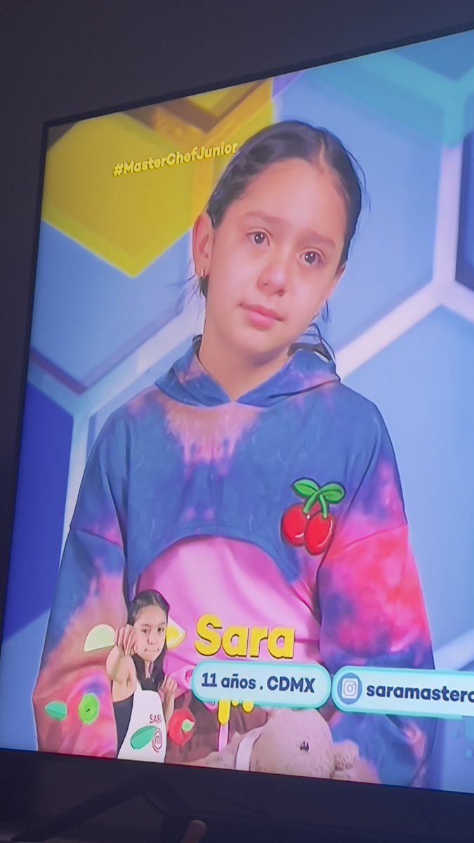 Te vamos a extrañar Sara !  Eres Increíble!  #MasterChefJunior <a href="/AztecaUNO/">Azteca UNO</a> <a href="/MasterChefMx/">MᴀsᴛᴇʀCʜᴇғ Mᴇ́xɪᴄᴏ</a>
