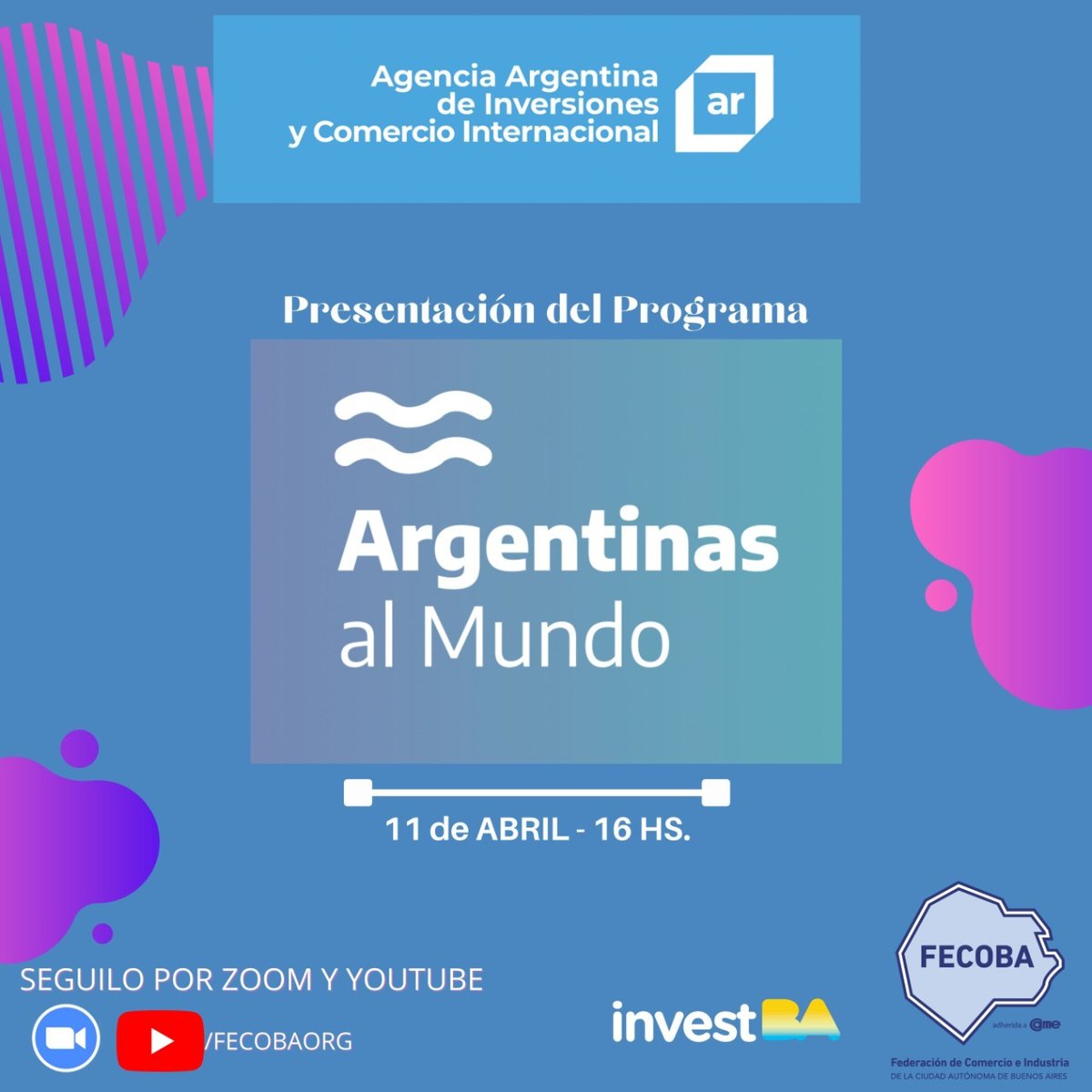acercandonacion's tweet photo. Presentación del Programa “Argentinas al Mundo” de la #AAICI - Lunes 11/54 a las 16 hs.por zoom + youtube
@FECOBAORG @AndreaZinik @mujeresfecoba @BAemprende @patopitaluga
https://t.co/aCqgnJoQoa https://t.co/41xcXg8bwx