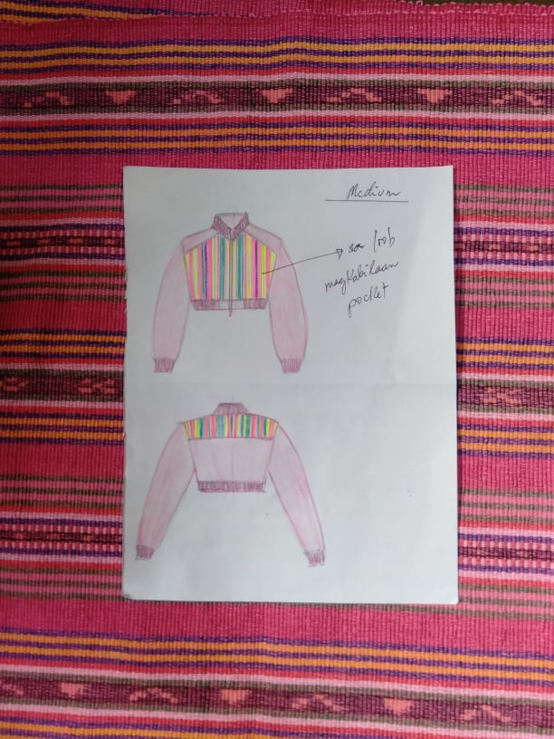 balikbatik's tweet photo. Working on more Balik Batik bomber jackets. The first sketch features tennun, handwoven by Yakan weavers, and the second sketch features balud, handwoven by Maranao weavers.
#SupportLocalPH #WearLocalPH #LoveLocalPH https://t.co/39nOnu1x1S