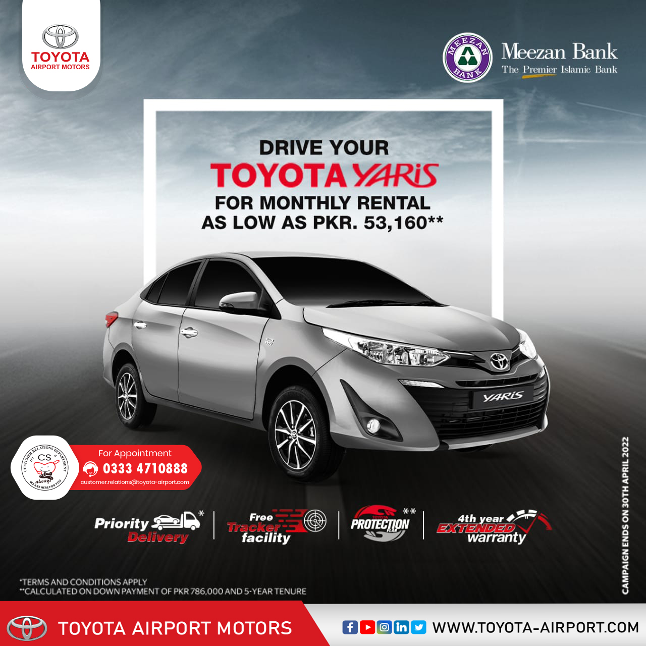 Toyota Airport Motor on Twitter "Toyota Pakistan and Meezan Bank