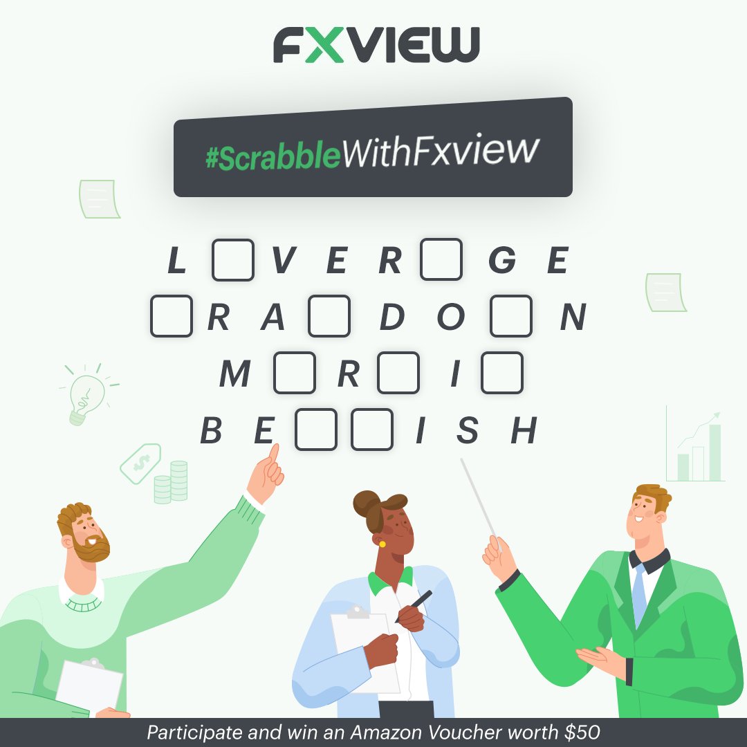 Fxview_Events's tweet photo. Time to put your brain in gear & show us if you are a jack of all trades. Here is another new contest for y'all - #ScrabbleWithFxview
Don't miss a chance to read the rules to be eligible to win. t&c apply.
#Fxview #contestalert #contest #ParticipateAndWin #giveaway #forexcontest https://t.co/DYlGSCNgyc