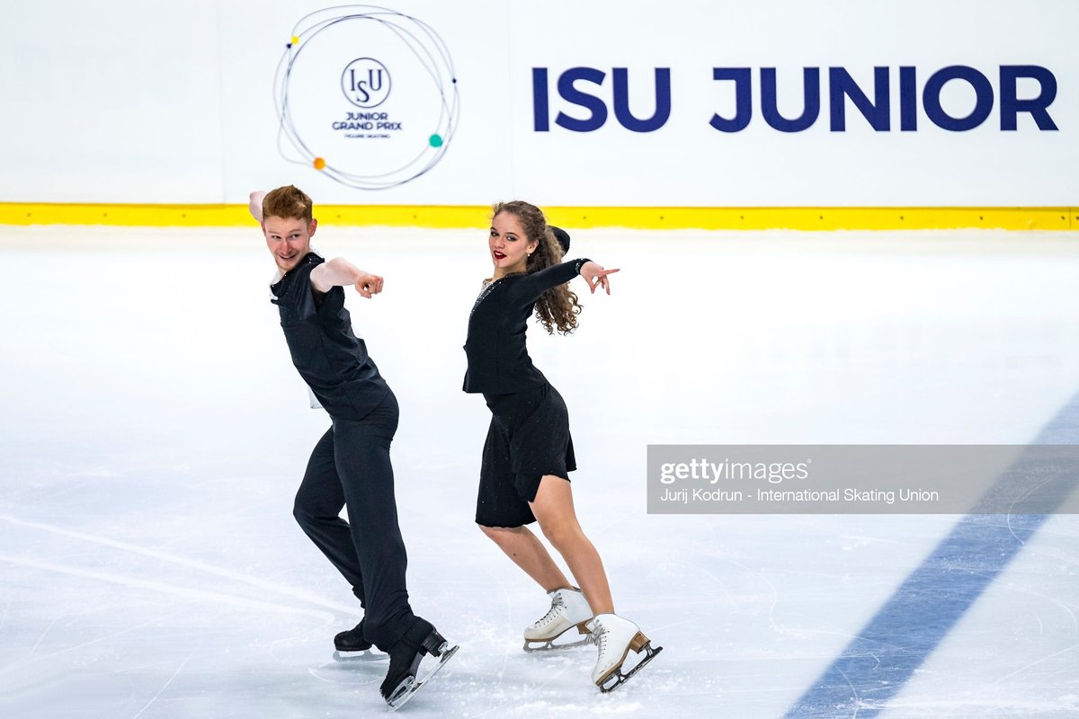 goldenskate's tweet photo. Happy Birthday ๐ to Slovakia's #KirillAksenov โ the National Jr. ๐ฅ with #AnnaSimova! They debuted on the #JGPFigure series in Ljubljana ๐๐ป He likes table tennis ๐ ๐ท 2021-22 RD "Le Freak", "The Way You Make Me Feel", "Gotta Go Home" #FigureSkating Good luck at #WorldJFigure! https://t.co/wi9c7HWUav