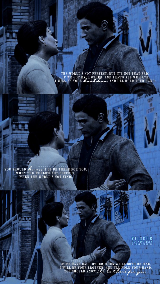 ‹  🦐  ›     bcs i’ve been playing a lot of mafia 2 a lot, have this collage! ✨🥺 the whole series is so underrated, and vito is such a good mc. their interactions make me soft.