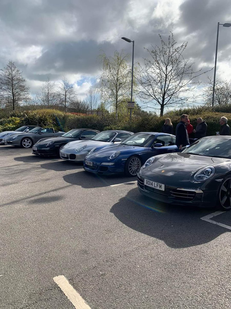 R9Porsche's tweet photo. Saturday morning R9, R11 &amp; R20 convoyed from their regions all heading to R10's meet hosted @SywellAerodrome - thanks for the invite, great venue &amp; lovely day for it 🙂 Pictures by Andy Jennings &amp; @GavinBroad2 👍 https://t.co/3jZlq14lmP
