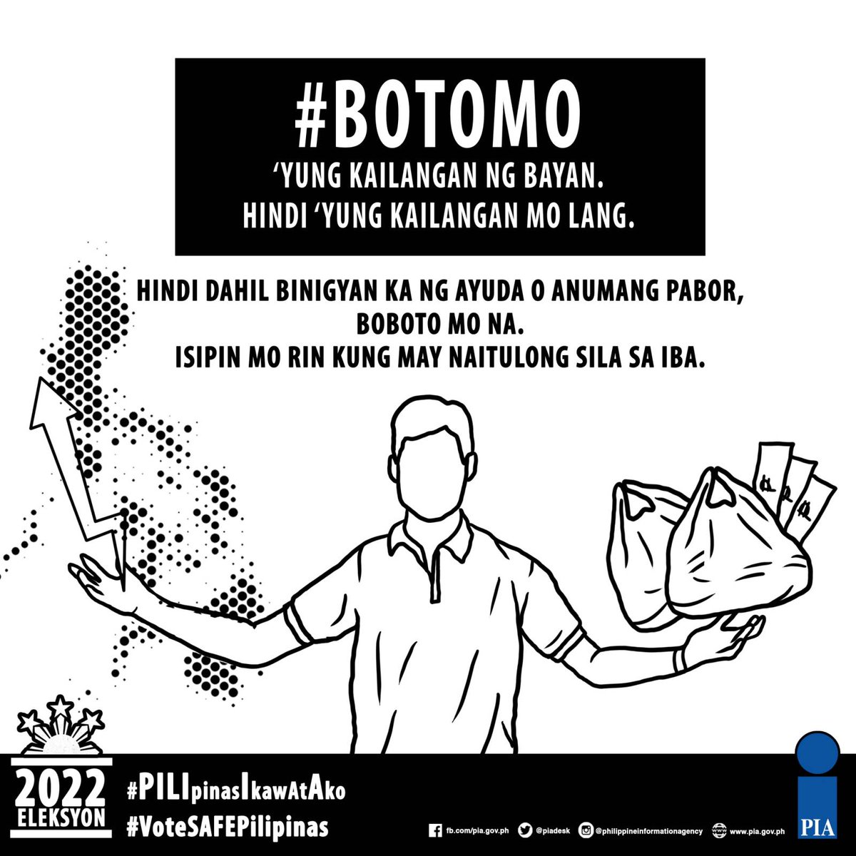 PIADesk's tweet photo. Sa pagpili ng kandidato, huwag lang sarili ang isipin mo. Isipin mo rin ang susunod na henerasyon.
#BotoMo #VoteSAFEPh #VoteWisely #Eleksyon2022 https://t.co/gGS6njaTst