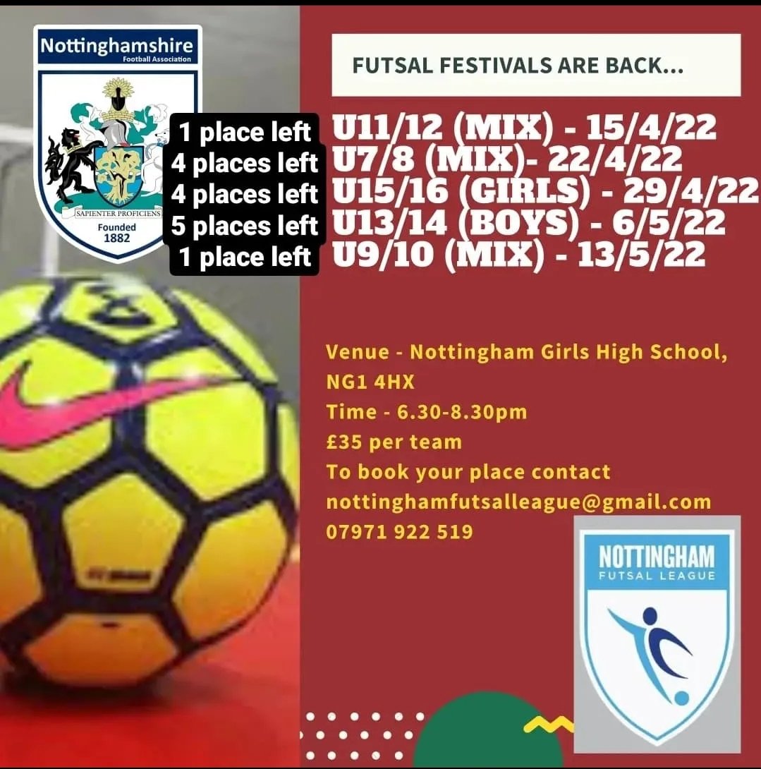 Nottingham Futsal League tweet media