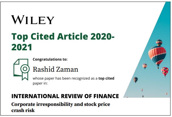 DrRashidZaman's tweet photo. Good news! One of my co-authored article received enough citations to be a #topcitedarticle in the #IROF journal. 
Full link: https://t.co/qcwH5h2k0P https://t.co/jreqzHbfaH