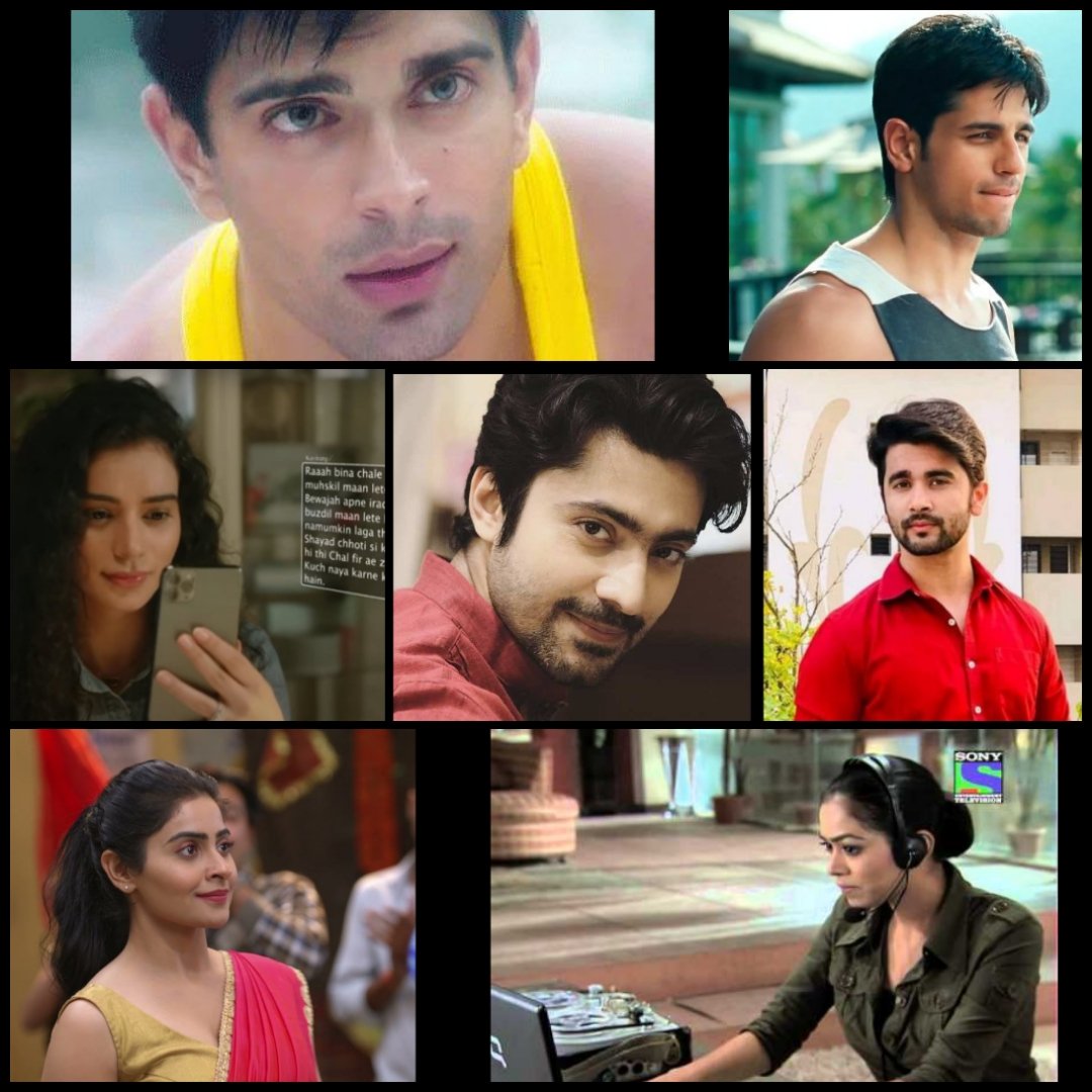 1st &forever-Dr.Armaan Malik..
-Abhimanyu of SOTY/Nikhil of HTP
-Alia Shroff of S9MK
-SI Karishma Singh of MS
-Tasha of CID
-Shubhojit Mukherjee of ShubhoDrishti
-Rudra/Tipu/Sando Kumar of Sohochori
Precisely,them😍
I remember t actors 1st by these chars,thn their real names😂