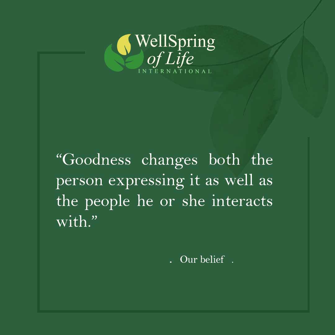 WellSpring_Life's tweet photo. Studies have shown that the more you do for others, the more you do for yourself.
It's the start of a new week. Do good and be good π
Happy Monday!
#ourbelief #values #mondaythoughts #MondayMotivaton #MondayMotivations #Jesus #NGO #outreachprogrammes #wellspringoflifeintl https://t.co/G7W2dQbx8d