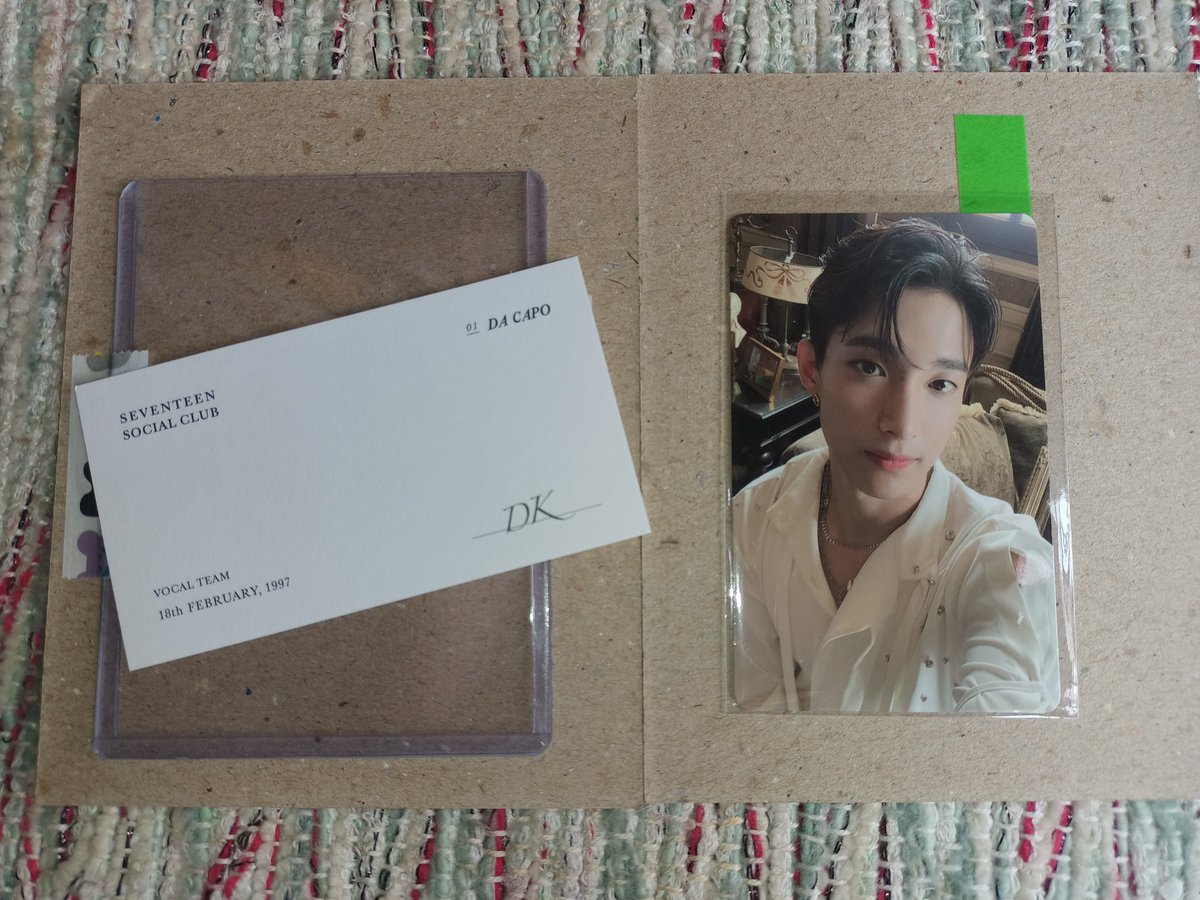 itstokki_Cart's tweet photo. wts | lfb | Ph ~ #xuhao_oSells 

- DK Sakristan Al Fine w/ name card Da capo ver - 400Php

- Onhand in mint condi
- PAYO or 2 days reserv
- mop: gcash
- mod: sc0 (ggx/j&amp;t)/sdd(mm)

t. seventeen svt scc Social club pc Seokmin Dokyeom https://t.co/dTeiDNUwpu