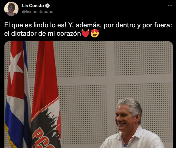 liscuestacuba__'s tweet image. Bendecida semana para todos.Ayer vivimos la tremenda declaración de amor de la Parodia de Lis Cuesta😏
La declaración q nos mostró lo obvio. No estamos viviendo #AmorEnTiemposDeOdio.estamos viviendo #AmorEnTiemposDeDictadura xq #EnCubaHayUnaDictadura poner la verdad trendy