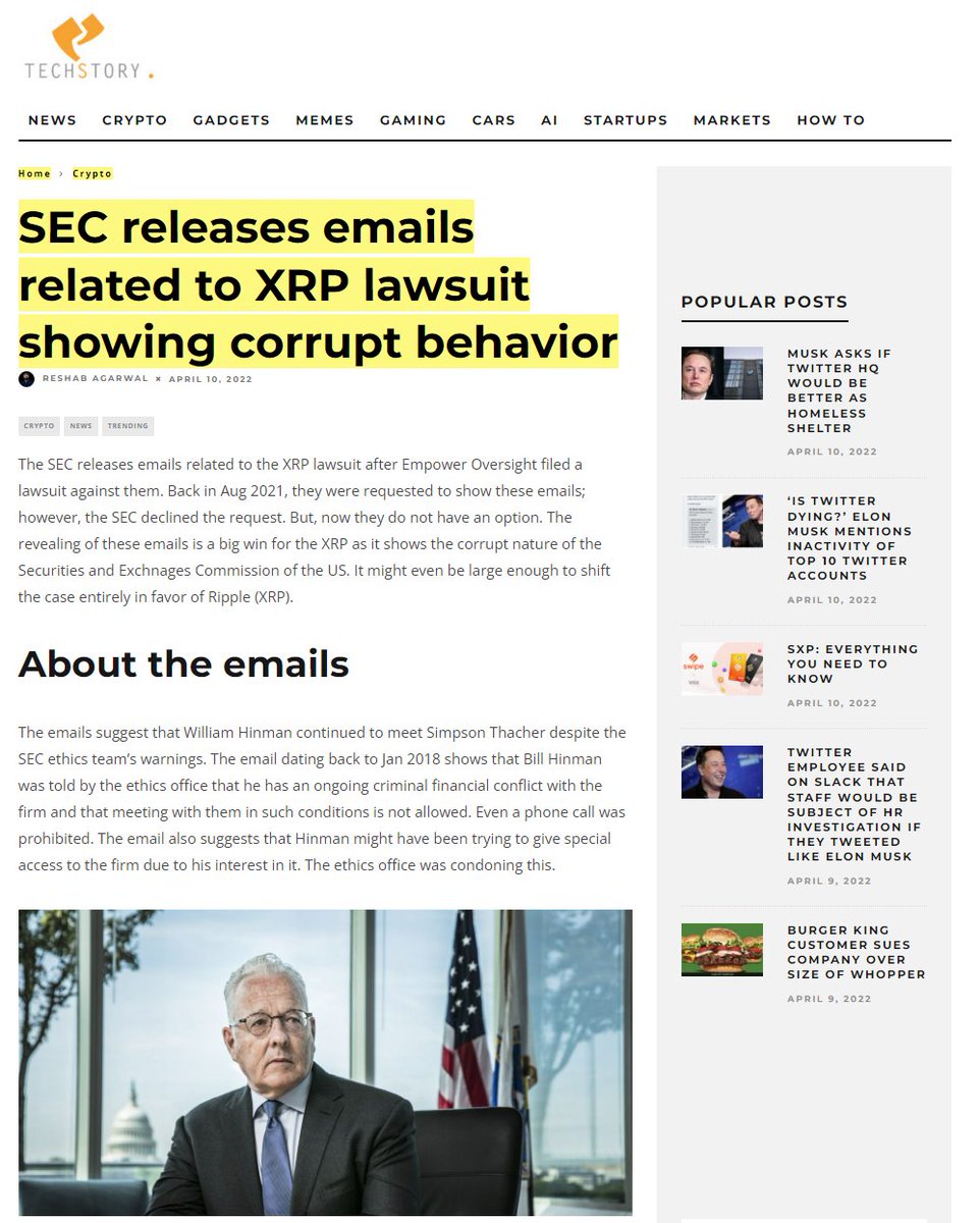 Leerzeit's tweet photo. The first time I've seen the explicit word "corruption" in the context of this lawsuit. It will not be the last time. 💯 @GaryGensler Your predecessor will go down in history as the most corrupt SEC Chairman, and you as the one who tried to cover it up. 

https://t.co/jhbxxJwNYo https://t.co/DSRC01kfDn