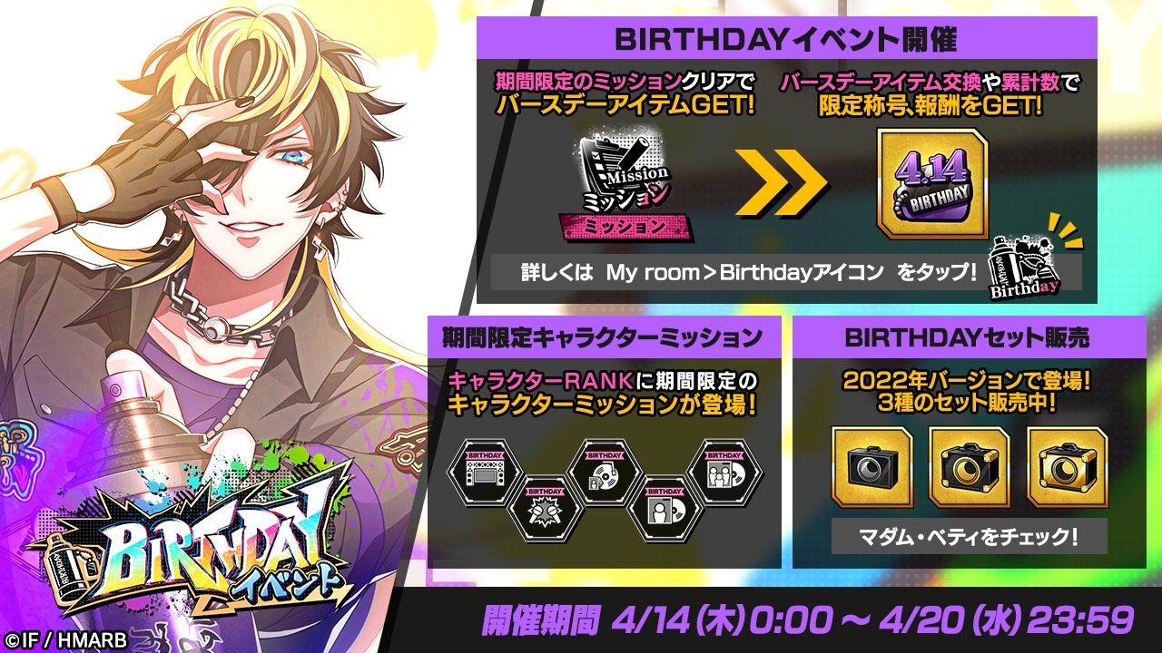 ヒプマイARB 大号泣の誕生日 四十物十四 バースデー2022 ホーム