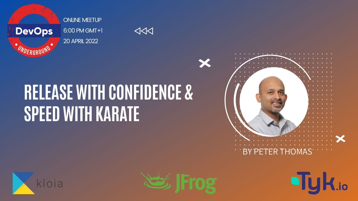 devopsundergrnd's tweet photo. Next week at 18:00 PM (GMT+1) Release with confidence & speed with Karate by @ptrthomas
๐ Event Link: https://t.co/F4Zcze62rK
#karate #karateframework #bdd #qa #testautomation #testing #automation #api #karatelabs #apitesting @getkarate https://t.co/yG3Q4Zf36o