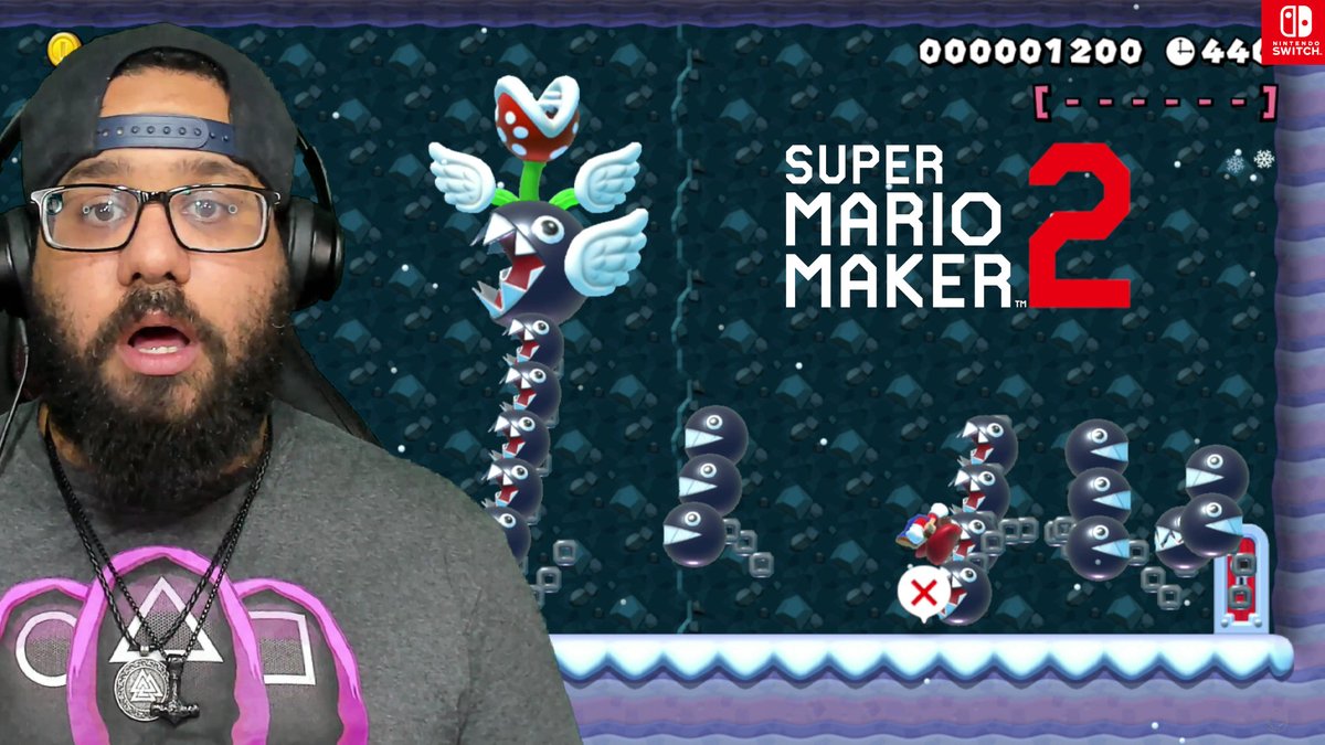 RobFigGames's tweet photo. On this weeks #SuperMarioMaker2 I'm feeling the stress! I'm a beginner at kaizo. Will I beat these level or will they get next'd!? 

#SMM2 #Stress #SuperRobioMaker2 #CreatorLevels  #NintendoSwitch #Youtube #Subscribe #RoadTo400Subs 

https://t.co/8Q8FO31qut https://t.co/wYtBSzzmGl