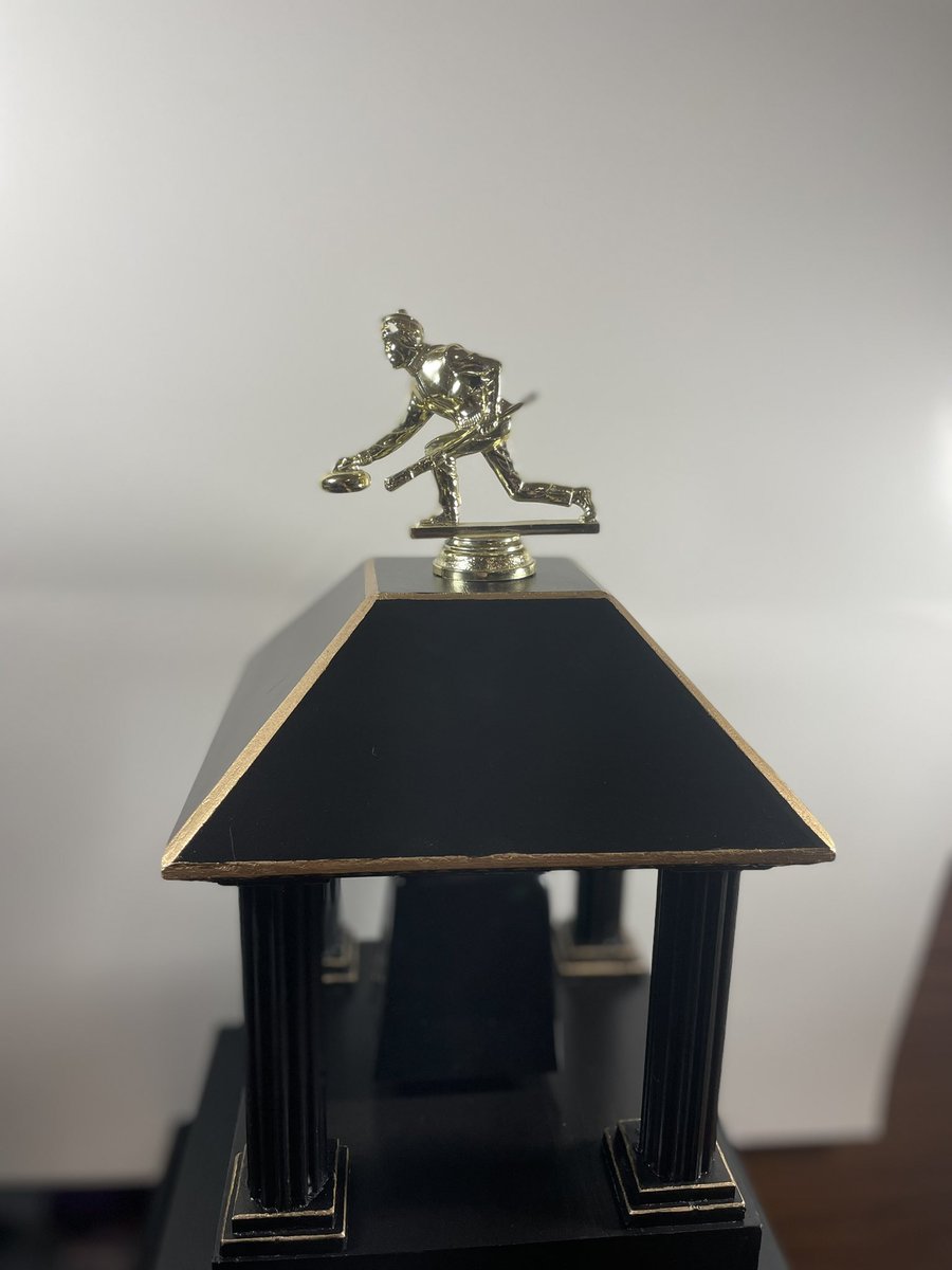 FunGuyProd's tweet photo. I finally finished building a thing
#trophy for my curling club
The name plates are on order https://t.co/58GDaMT3xN